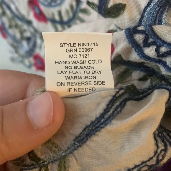 Figueroa & Flowers | Boho Peasant Blouse | L - Picture 8 of 8